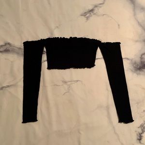 Fashion Nova Black Crop